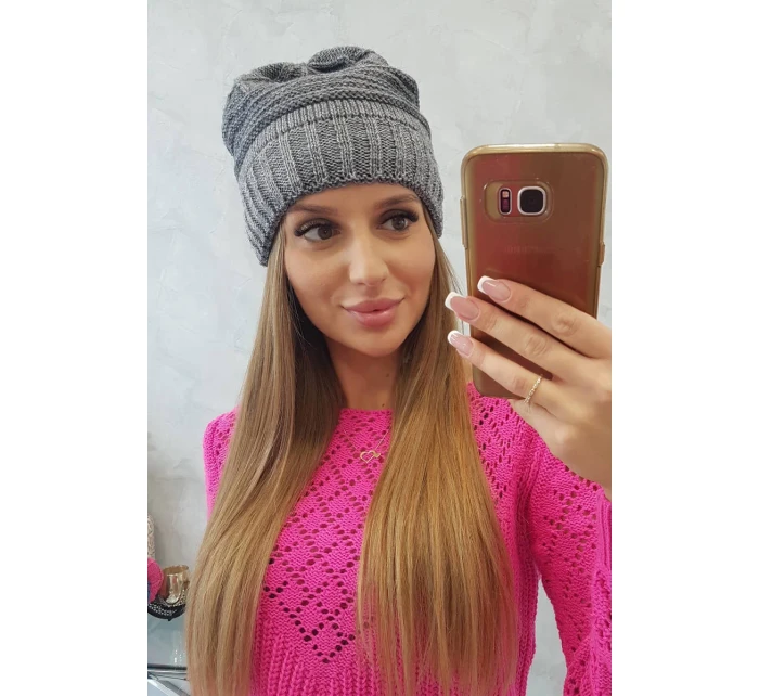 Dámska čiapka Elora K336 tmavo šedá Dámska čiapka Elora K336 tmavo šedá