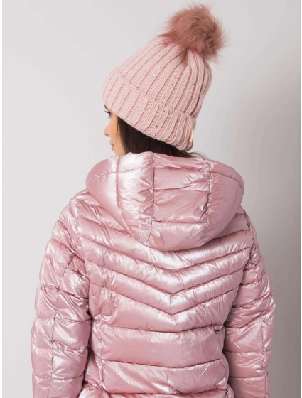 Dámská čepice JK CZ 22 model 15837184 světle růžová - FPrice