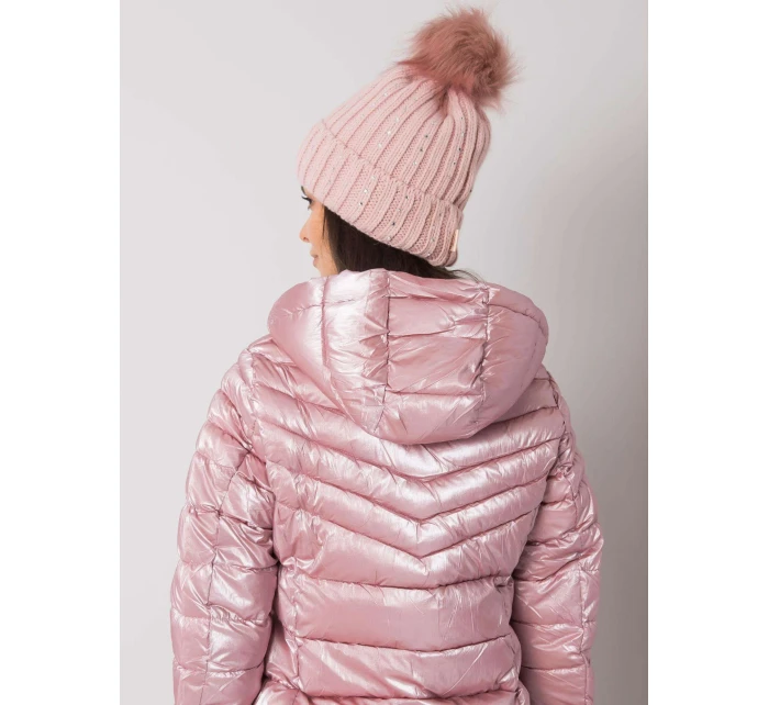 Dámská čepice JK CZ 22 model 15837184 světle růžová - FPrice