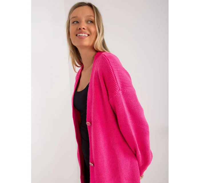 Dámsky sveter LC SW 0267 fluo ružový