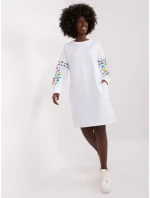 Sukienka RV SK model 18729911 biały - FPrice Sukienka RV SK model 18729911 biały - FPrice