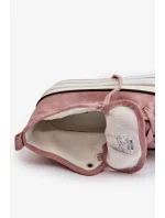 Zateplené dámske tenisky na platforme z eko kože Big Star Pink Zateplené dámske tenisky na platforme z eko kože Big Star Pink