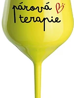 Párová terapia - žltý nerozbitný pohár na víno 470 ml