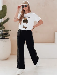 Dámske tričko s medvedíkom MISSTARTA biele Dstreet RY2880