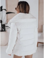 Dámská prošívaná bunda bílá Dstreet model 21990513 - FashionStreet