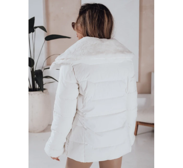 Dámská prošívaná bunda bílá Dstreet model 21990513 - FashionStreet