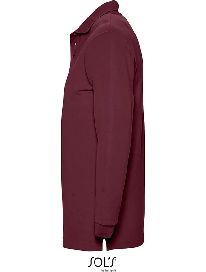 SOL'S Winter II Piqué polo s dlouhým rukávem model 22525779 burgundy SOL'S Winter II Piqué polo s dlouhým rukávem model 22525779 burgundy