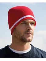 R Pletená čepice s pruhy 28. white/red model 22424882 - Result Headwear R Pletená čepice s pruhy 28. white/red model 22424882 - Result Headwear