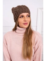Fleecová čiapka Waleria K307 cappuccino Fleecová čiapka Waleria K307 cappuccino
