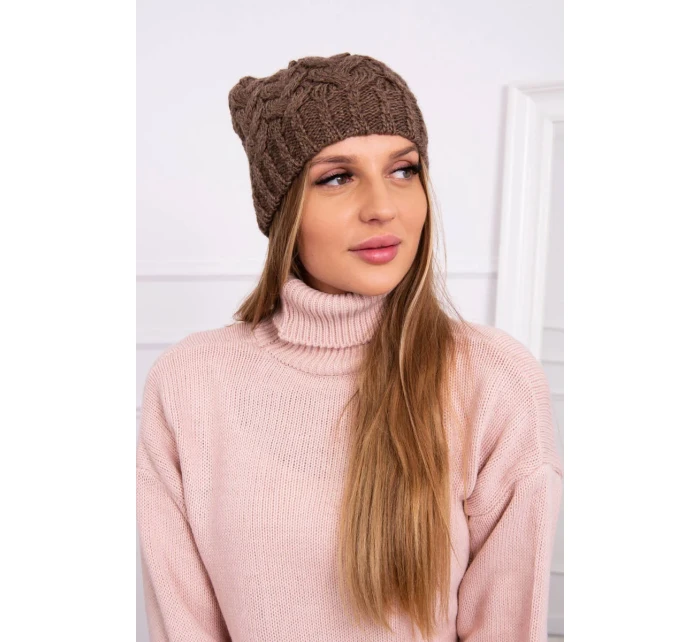 Fleecová čiapka Waleria K307 cappuccino Fleecová čiapka Waleria K307 cappuccino