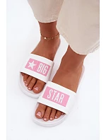 Dámské pantofle Big Star TT274A005 Bílomodré Dámské pantofle Big Star TT274A005 Bílomodré
