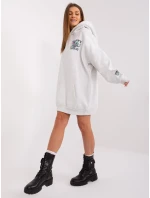 Mikina D10606BA02406D2 svetlo šedá Mikina D10606BA02406D2 svetlo šedá