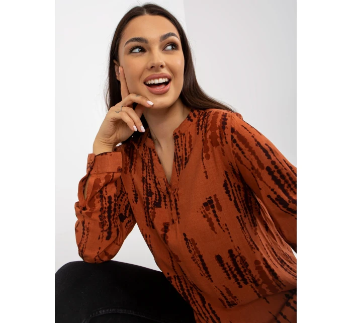 Blúzka D73771M11081A svetlo hnedá Blúzka D73771M11081A svetlo hnedá