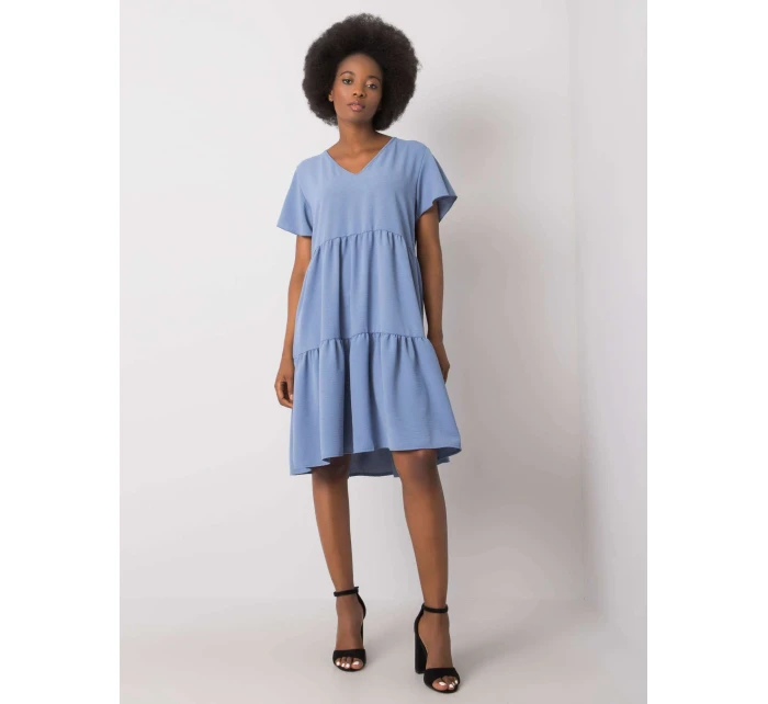 Šaty WN SK model 15347383 modrá - FPrice Šaty WN SK model 15347383 modrá - FPrice