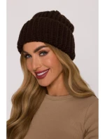 model 21479261 Žebrovaná čepice hnědá - Moe