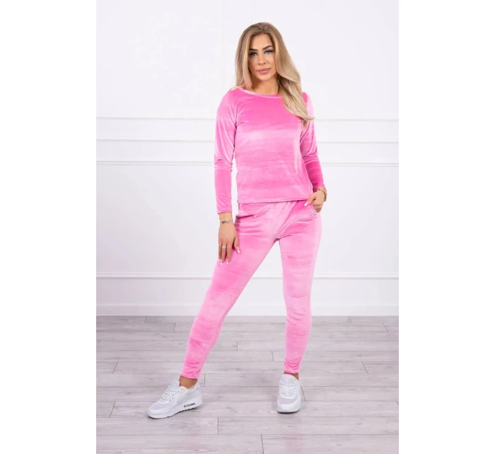 Velurová souprava model 20704015 růžová - Kesi