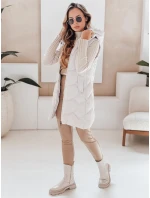 Dámska zateplená prešívaná vesta svetlo šedá FashionStreet TY5102 Dámska zateplená prešívaná vesta svetlo šedá FashionStreet TY5102