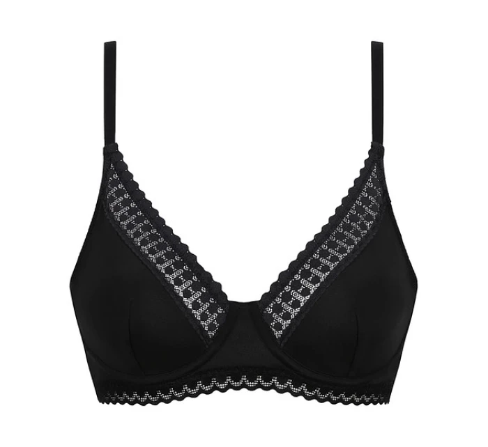 Dámská krajková podprsenka s kosticí DAILY MICRO model 21337608 BRA  černá - DIM