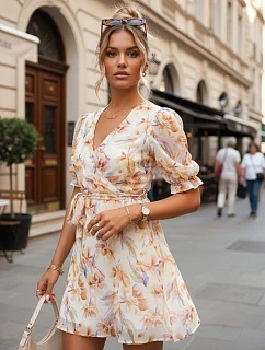 LILIANNA šaty biele FashionStreet EY2508