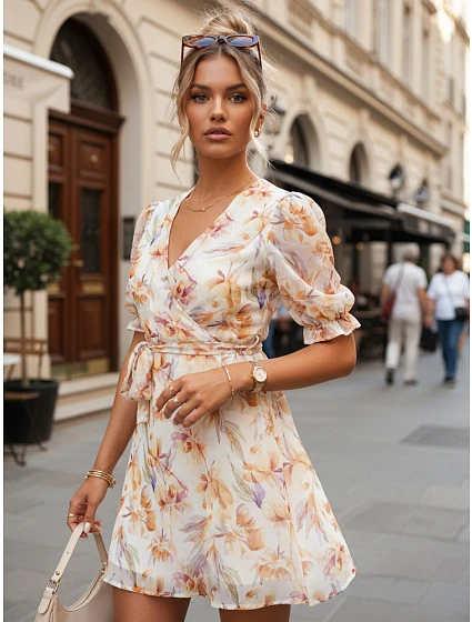 LILIANNA šaty biele FashionStreet EY2508
