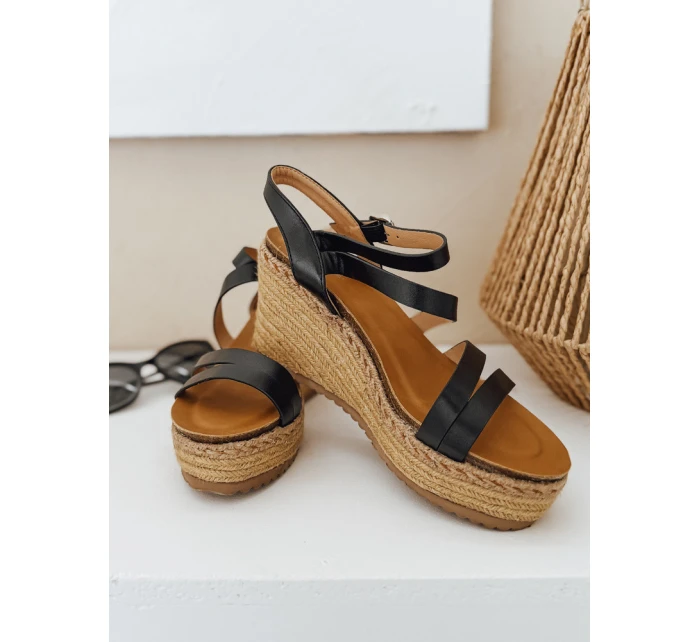 Dámské sandály černé model 21990280 - Dstreet