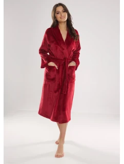 Dlhý dámsky župan s golierom De Lafense 628 Abigail