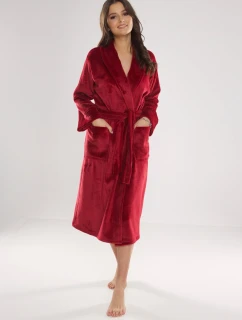 Dlouhý dámský župan s límcem model 16477876 Abigail - De Lafense