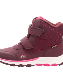 Dětské zimní boty pro nepromokavé fialové model 21354002 - Trollkids