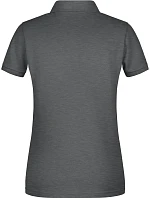 Dámské piqué polo z bio bavlny 02. black heather model 22534211 - Daiber Dámské piqué polo z bio bavlny 02. black heather model 22534211 - Daiber