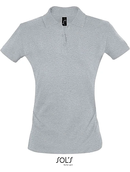 SOL'S Perfect Women Dámské piqué polo model 22522450 melange grey SOL'S Perfect Women Dámské piqué polo model 22522450 melange grey