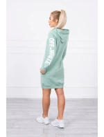 Šaty Off White dark mint
