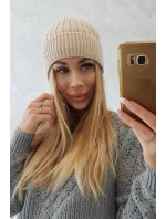 Tenká čepice Veronica model 18750397 béžová - K-Fashion