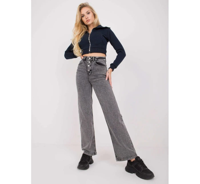 Džínové kalhoty MR SP model 17002816 tmavě šedá - FPrice Džínové kalhoty MR SP model 17002816 tmavě šedá - FPrice