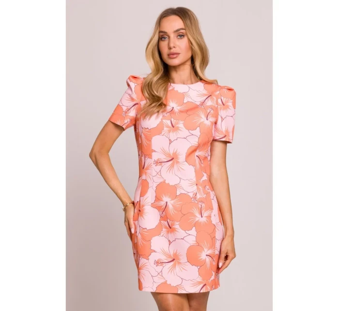 M856 Viacfarebné mini šaty - model 1