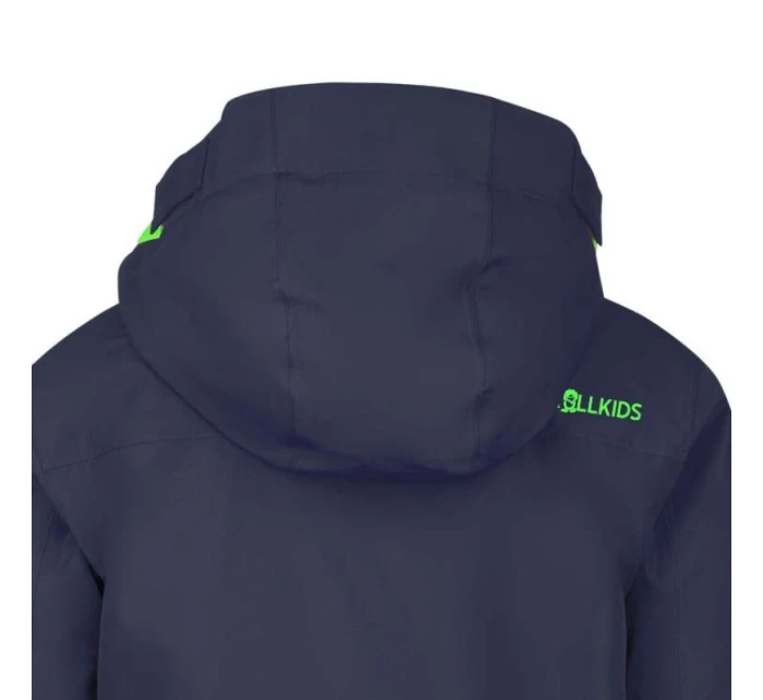 Kids Snow Jacket Pro winter navy blue bunda s kapucí model 21784050 - Trollkids