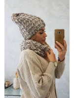 Dámska fleecová súprava Merry K202 hnedá+ecru Dámska fleecová súprava Merry K202 hnedá+ecru