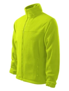 Jacket fleece pánský limetková 62 (brand label)