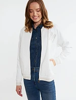 Dámska krátka bunda s aplikáciou BZR0090-001 - Monnari