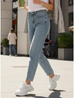 Dámské džíny mom fit s vysokým pasem modré Dstreet model 21996028 - FashionStreet Dámské džíny mom fit s vysokým pasem modré Dstreet model 21996028 - FashionStreet