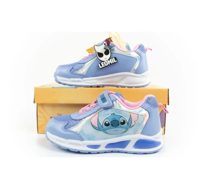 Leomil Stitch detská športová obuv tenisky ľahké suchý zips LED