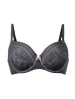 Fleur podprsenka s kosticí model 10628710 antracit - RosaFaia