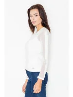 Dámska blúzka M467 smotanová - Figl