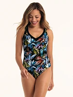 Jednodielne plavky Gabriella 7467 black-flowers - Anita Classix