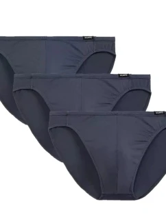 Pánske slipy 3 pack 230 graphite - Atlantic