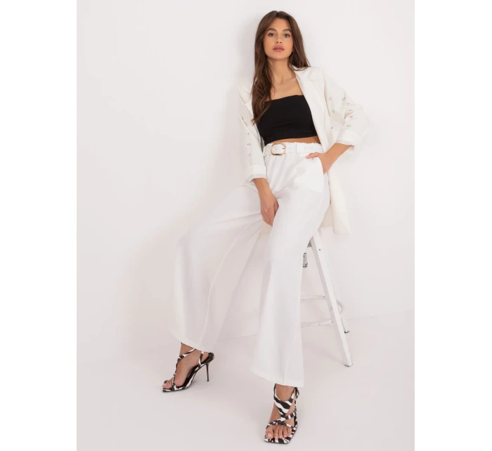 Spodnie DHJ SP model 19760140 ecru - FPrice Spodnie DHJ SP model 19760140 ecru - FPrice