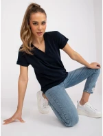 Tričko RV TS 7666.19 tmavo modrá Tričko RV TS 7666.19 tmavo modrá