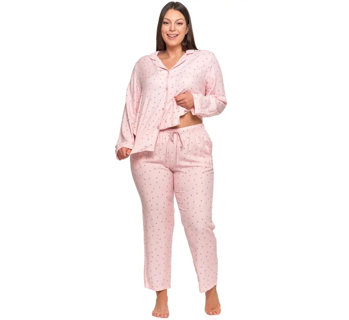 Dámské pyžamo model 20908318 růžové - Moraj Dámské pyžamo model 20908318 růžové - Moraj