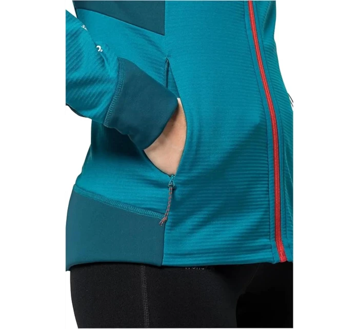 Dámská bunda Grid Fleece Jkt W 005 Tyrkysová Jack Wolfskin model 21407083 - B2B Professional Sports