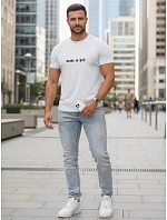Koszulka męska z nadrukiem biała model 22186902 - FashionStreet