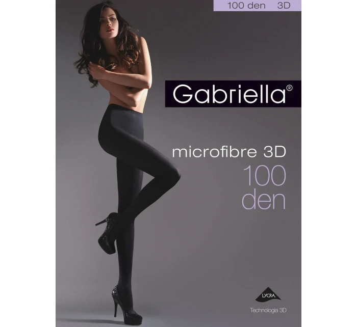 Punčochové kalhoty Gabriella Microfibre 3D 119 2-4 100 den Punčochové kalhoty Gabriella Microfibre 3D 119 2-4 100 den
